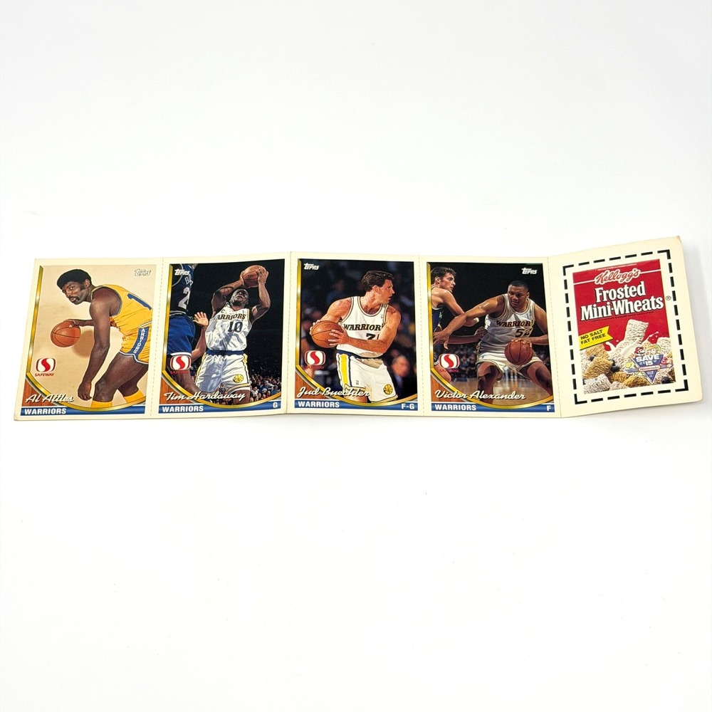 Topps Safeway‎ Warriors Strip 1993 GS9 GS12 Hardaway Attles Buechler Alexander